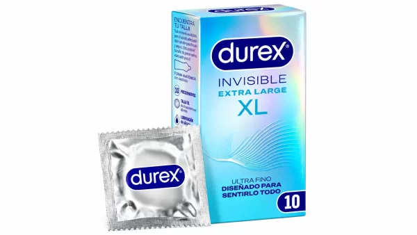 Durex invisible xl preservativos 10 unidades