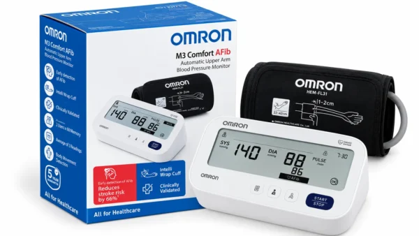 Monitor de presion arterial automatico de brazo omron m3 comfort afib 1 unidad ref. hem-7196-fle