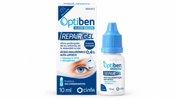 Optiben repair gel 1 envase 10 ml
