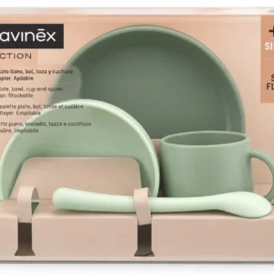 Suavinex vajilla infantil silicona azul