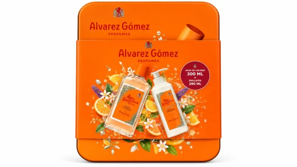 Agua de colonia concentrada eau d´orange alvarez gomez 1 envase 300 ml + emulsion 290 ml