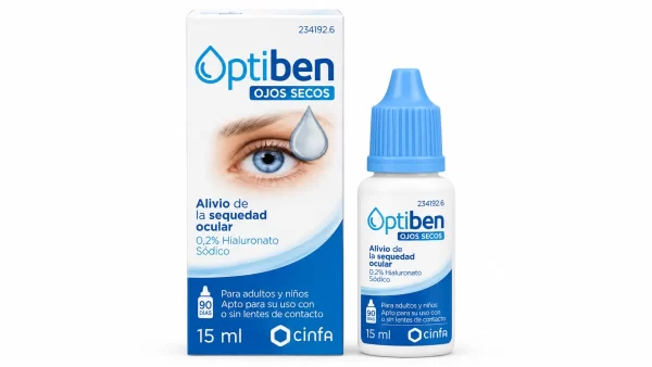 Optiben ojos secos gotas 1 frasco 15 ml
