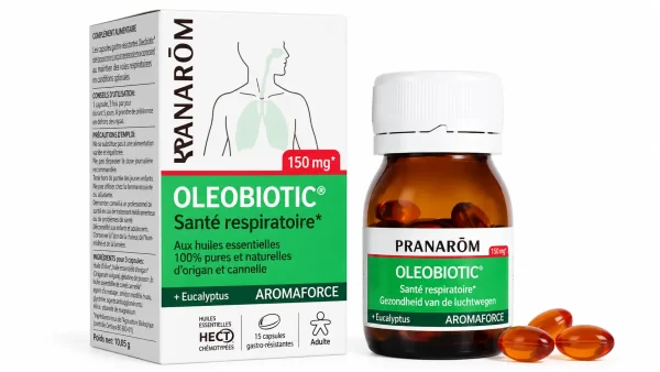 Pranarom aromaforce oleobiotic 15 capsulas