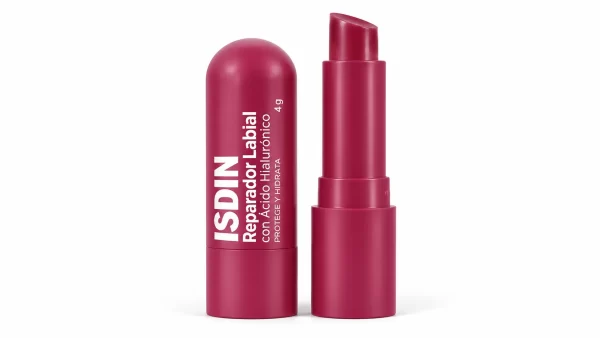 Isdin reparador labial 1 stick 4 g color granate