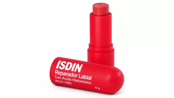 Isdin reparador labial 4 g color rojo