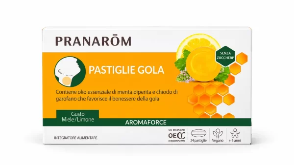 Pranarom aromaforce pastillas garganta miel 24 pastillas