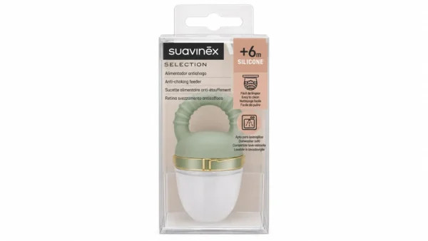 Suavinex alimentador antiahogo silicona selection + 3 meses 1 unidad colour essence