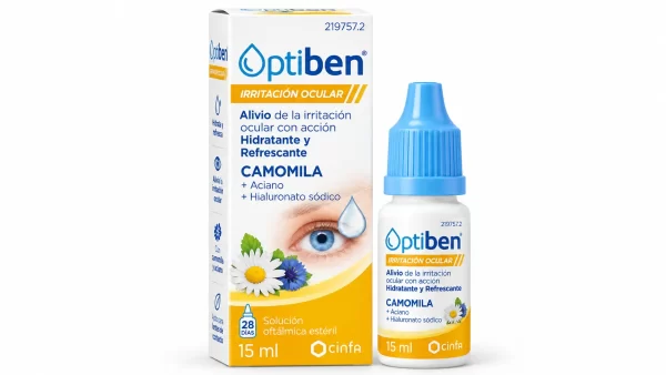Optiben irritacion ocular+ camomila 1 frasco 15 ml