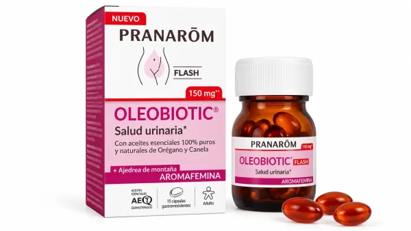 Pranarom aromafemina oleobiotic salud urinaria 15 capsulas gastrorresistentes