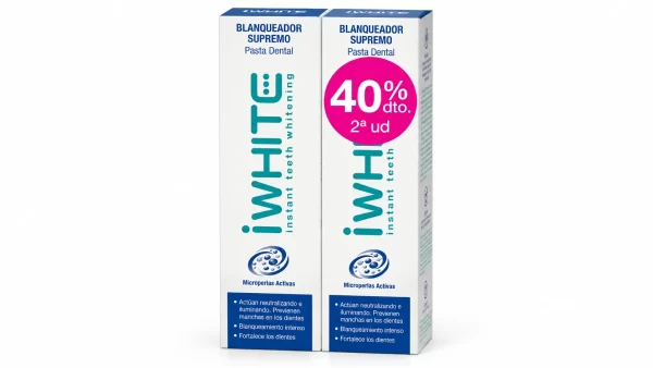 Iwhite pasta dental blanqueadora supremo 75 ml duplo