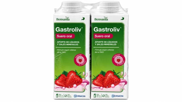 Gastroliv suero oral 2 briks 250 ml sabor fresa