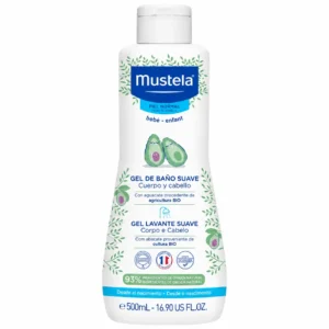 Mustela gel de baño suave  1 envase 500 ml