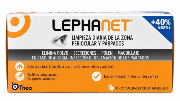Lephanet toallitas esteriles  30 + 12 toallitas