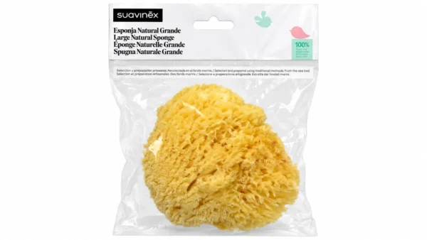 Suavinex esponja baño infantil natural grande 1