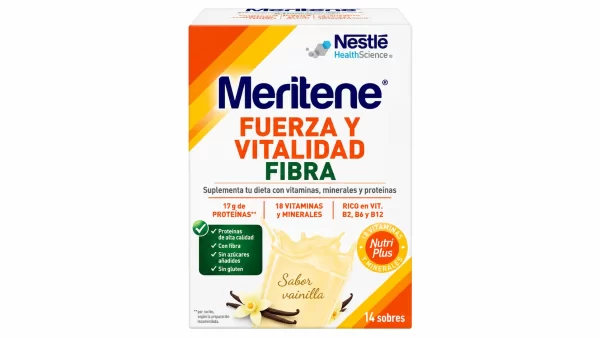 Meritene fibra vainilla 35 gr 14 sobres