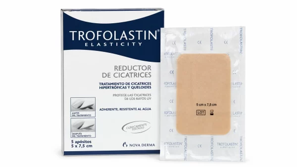 Trofolastin reductor de cicatrices  5 unidades 5x7,5 cm