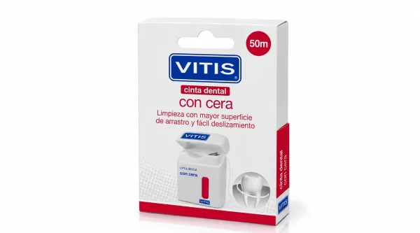 Vitis cinta dental con cera  50 m
