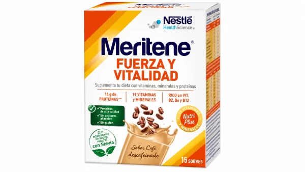 Meritene fuerza y vitalidad batido cafe 15 sobres