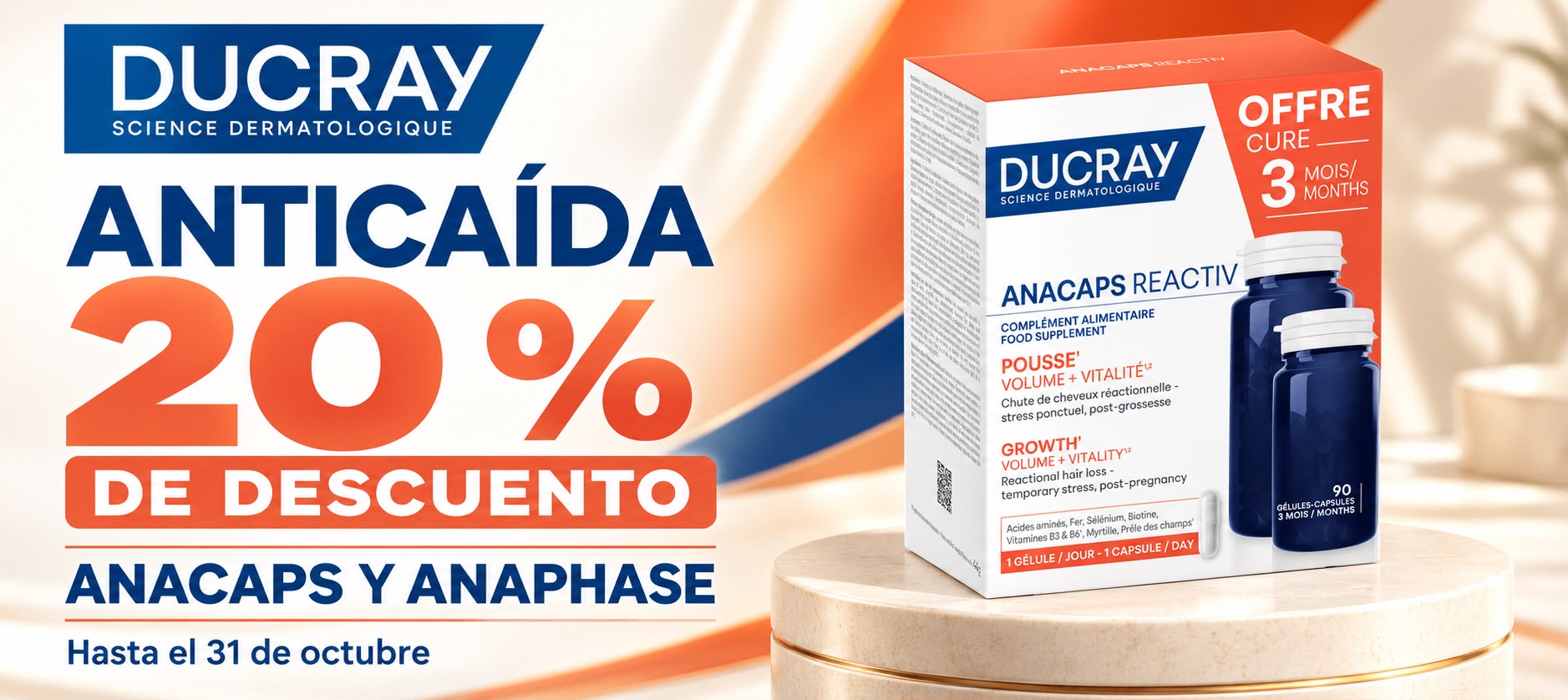 20% DTO DUCRAY ANTICAIDA