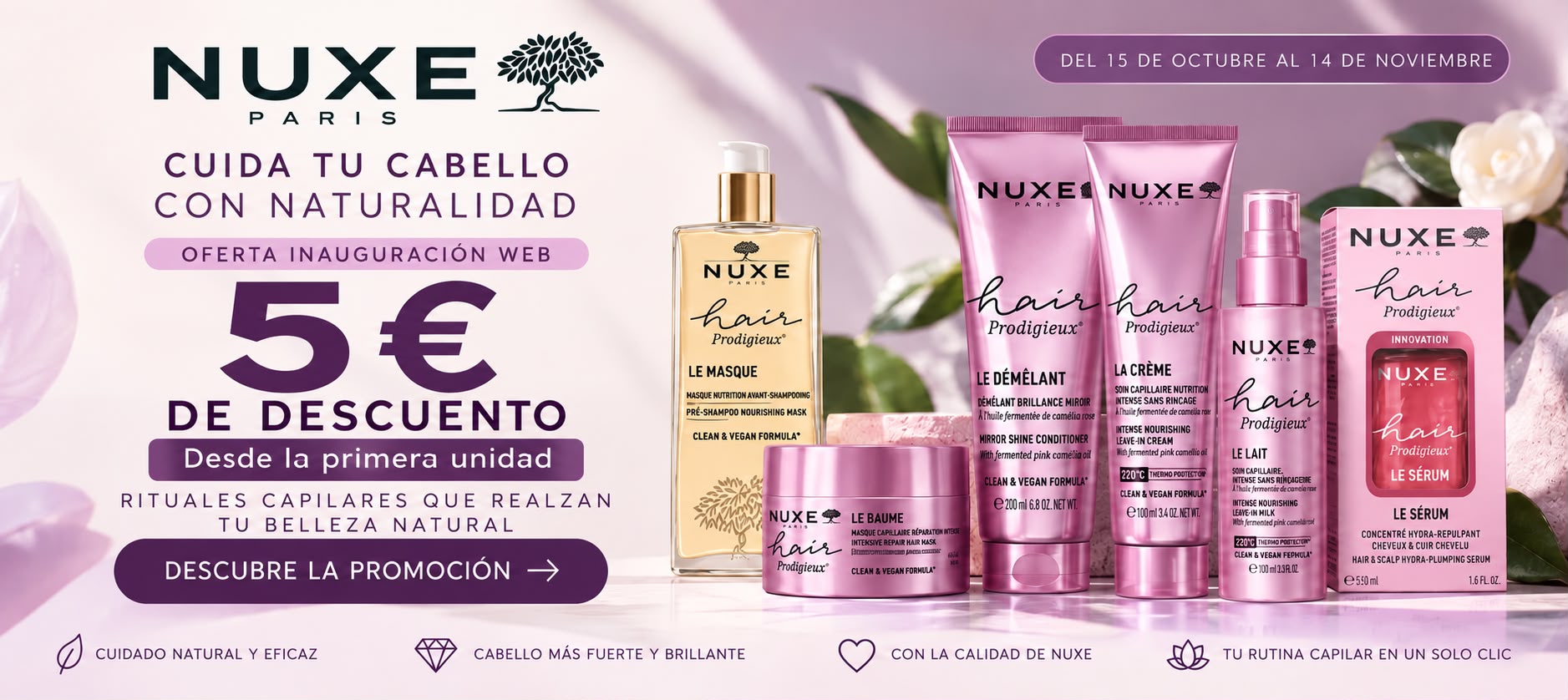 -5€ NUXE HAIR PRODIGIEUX